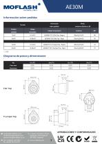 Ficha técnica - Zumbador AE30M - 2