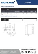 Ficha técnica - Zumbador AE36M - 2