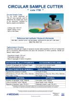 CIRCULAR SAMPLE CUTTER