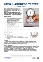 HPSA HARDNESS TESTER