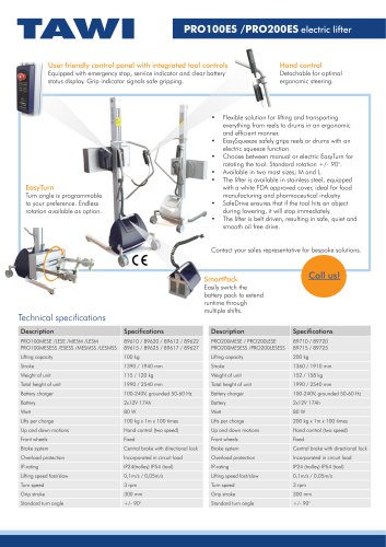 PROESE data sheet