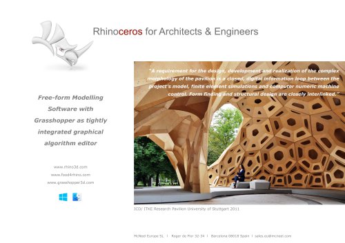 Rhinoceros for Architects & Engineers