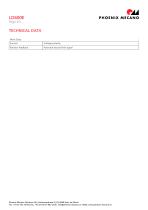 Hoja de datos LD600-2