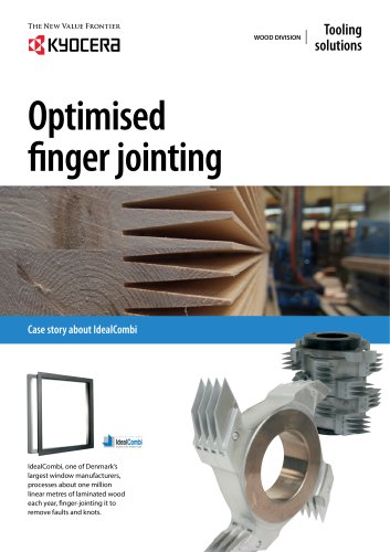 Optimised finger jointing