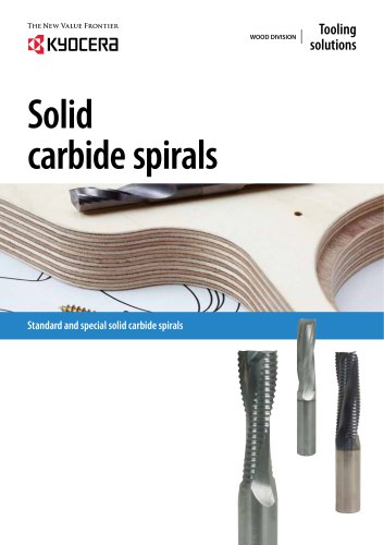 Solid carbide spirals