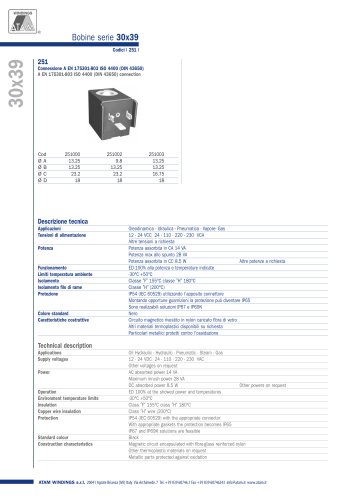 Bobine serie 30x39