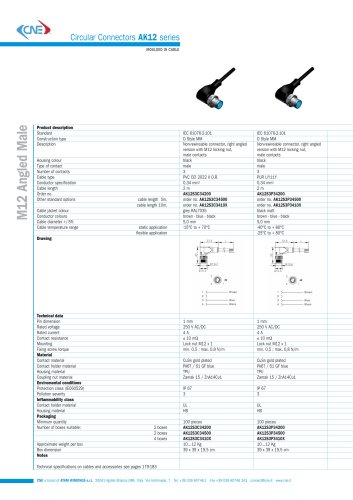 Circular Connectors AK12 series