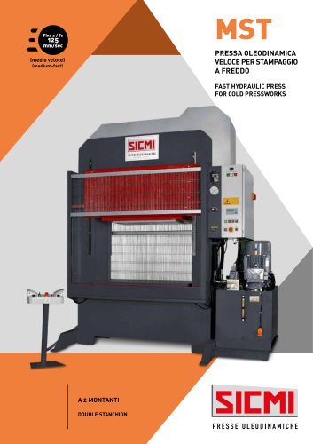 MST - H-Frame stamping press - Speed up to 125 mm/sec