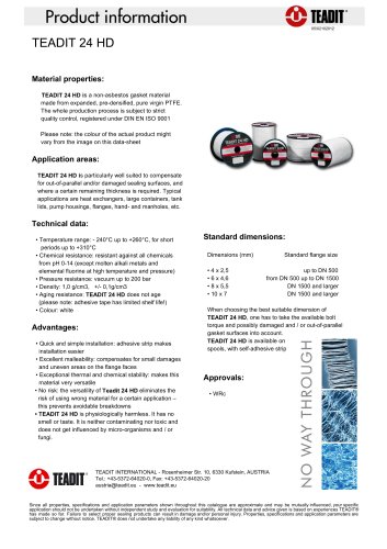 TEADIT 24 HD - PTFE-joint-sealant-tape