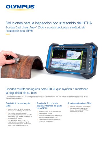 Soluciones para la inspección por ultrasonido del HTHA