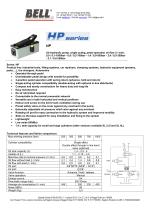 HP SERIES - Air-hydraulic foot pump HP