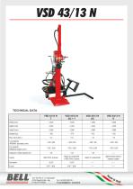 LOG SPLITTERS - VSD 43/13 N