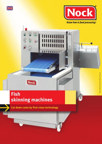 Fish skinning machines