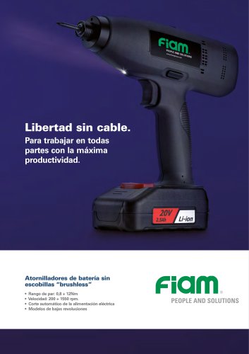 Atornilladores de batería