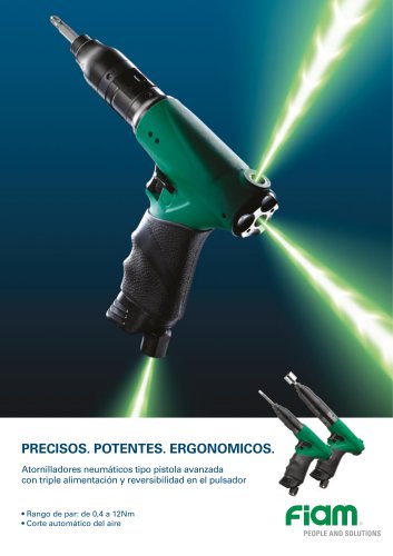 Atornilladores neumáticos con triple alimentacion