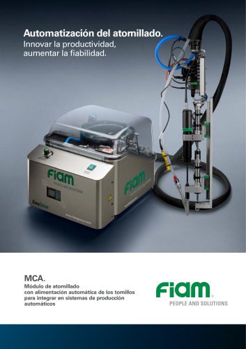 Módulo de atornillado MCA con alimentación automática de los tornillos