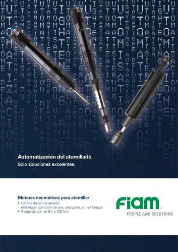 Motores neumáticos para atornillar