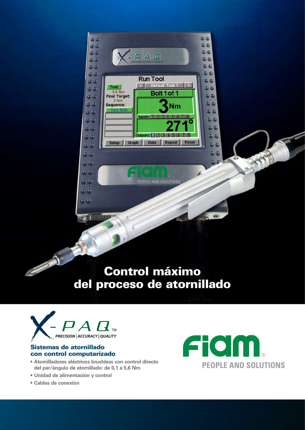Sistemas de atornillado con control computarizado - FIAM