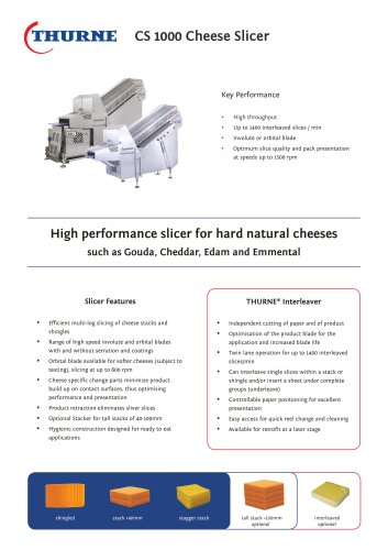 CS 1000 Cheese Slicer