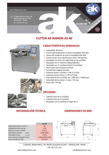 CUTTER AK-RAMON AS-40