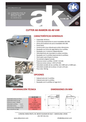 CUTTER AK-RAMON AS-40 VAR