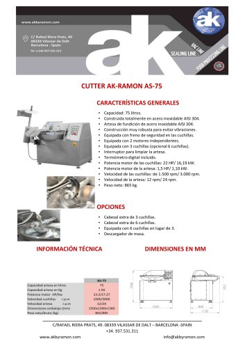 CUTTER AK-RAMON AS-75