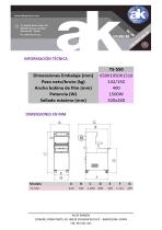 TERMOSELLADORA SEMI-AUTOMATICA AK-RAMON TS-550 - 2