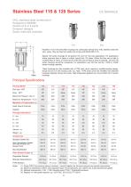 Stainless Steel 110 & 120 Series