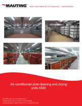 Air-conditioned post-ripening and drying units KMD