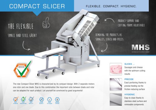 MHS Meat Compact Slicer brochure