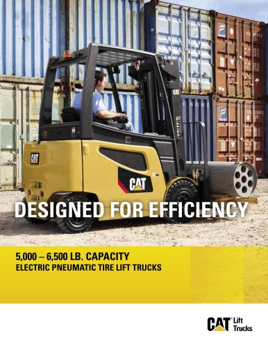 2EPC5000 - 2EP6500 Electric Pneumatic Tire Lift Trucks