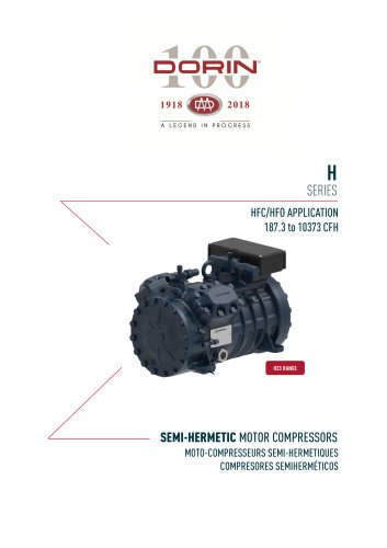 H SERIES SEMI-HERMETIC MOTOR COMPRESSORS