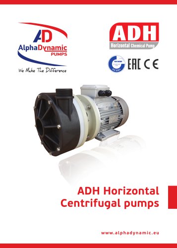 ADH Horizontal Centrifugal pumps