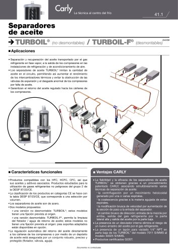 Separadores de aceite