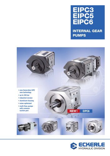 High Pressure Internal Gear Pumps EIPC 3,5,6