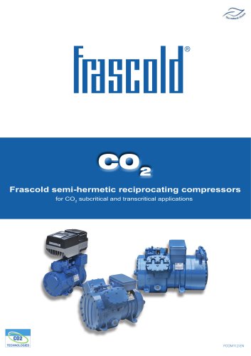 CO2 - Frascold semi-hermetic reciprocating compressors