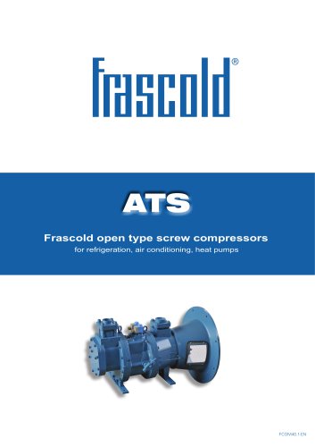 Frascold open type screw compressors