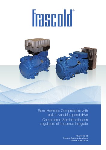 Semi-Hermetic Compressors with built-in variable speed drive