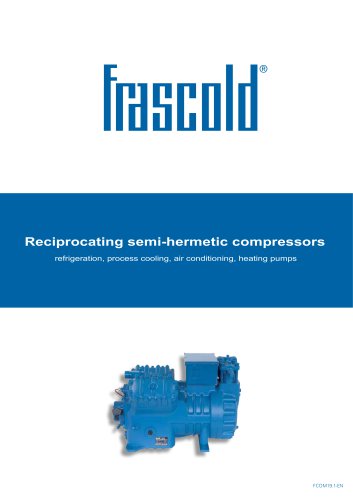 Semi-hermetic reciprocating compressors