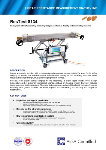 ResTest 8134 Datasheet