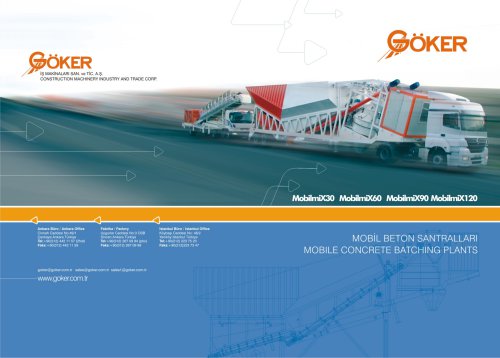 COMPACT CONCRETE MIXING BATCHING PLANTS