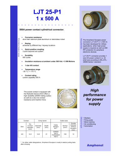LJT 25-P1 1 x 500 A