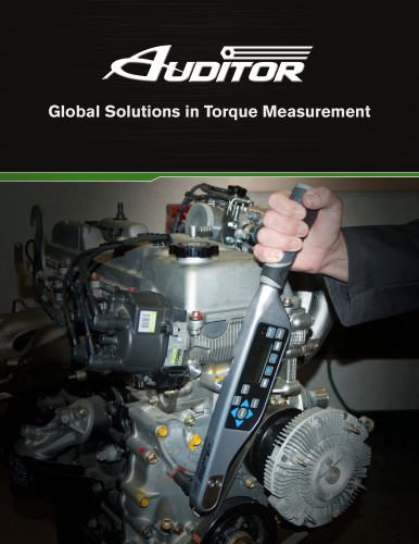 Auditor Global Solutions in Torque Measurement Brochure