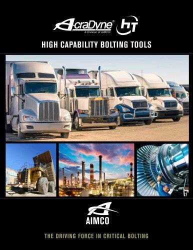 HIGH CAPABILITY BOLTING TOOLS