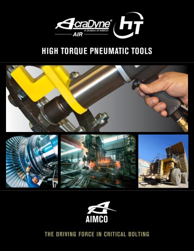 HIGH TORQUE PNEUMATIC TOOLS