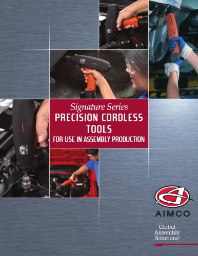 Signature Series Precision Cordless Tool Catalog