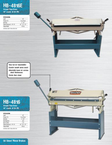 Sheet Metal Brakes-Rooke