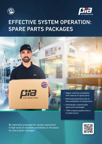 SPARE PARTS PACKAGES