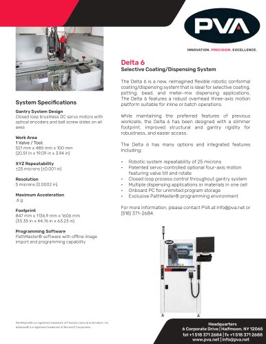 Delta 6 Selective Coating/Dispensing System