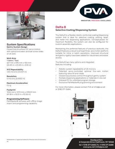 Delta 8 Selective Coating/Dispensing System